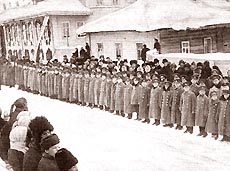 Усть-Сысольск, 1913 г. Парад