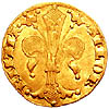 ,  1347. Fiorino Italia, 1252-1422 Au  3.49 g.