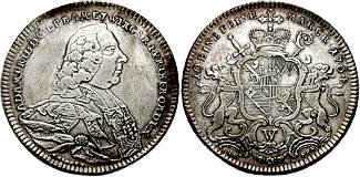   Konventionsthaler (, 42 mm, 27.95 ). 1764 .