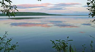 Закат на озере Балбанты (Восточное ). Автор: yu.orlov
