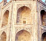 Taj Mahal: corner of Taj