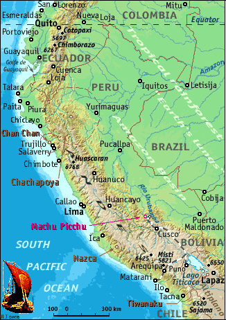Перу. Мачу-Пикчу. Интерактивная карта. Image: 45K