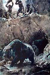 Пещерный медведь. Северный Урал, 25 тыс. лет назад