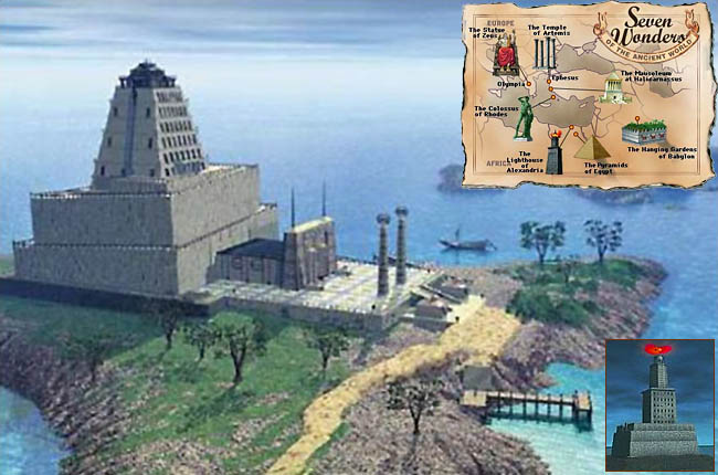   .  () . Seven Wonders of the Ancient World. Lighthouse of Alexandria
