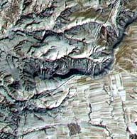 Спутниковое изображение Великой китайской стены