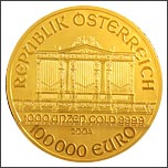 31 кг золотая монета Биг Фил